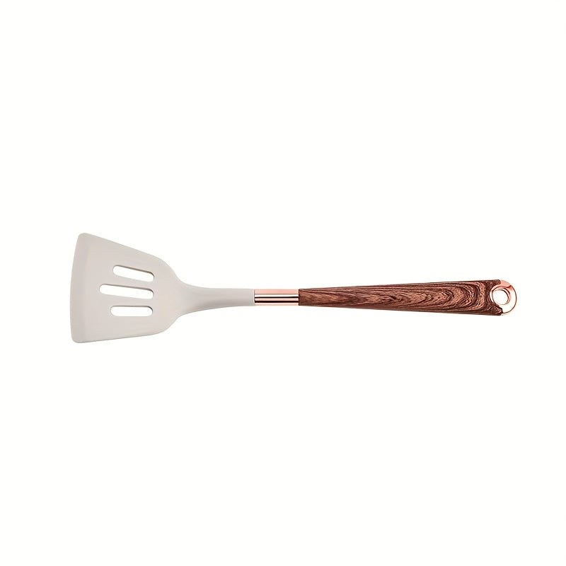 1pc Utensílios de cozinha de silicone: espátula antiaderente, resistente ao calor