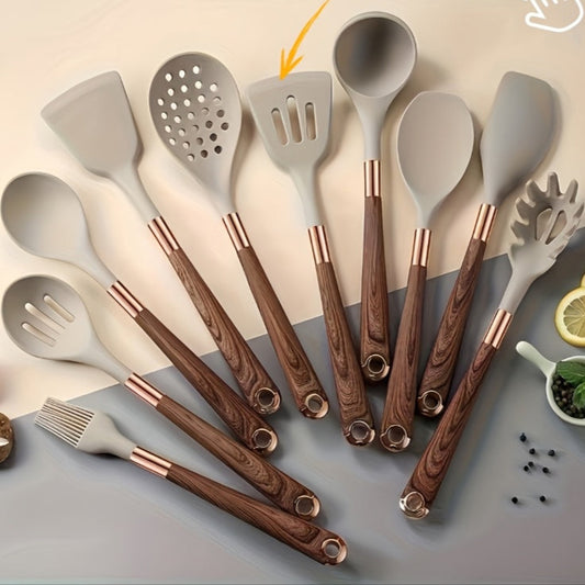 1pc Utensílios de cozinha de silicone: espátula antiaderente, resistente ao calor