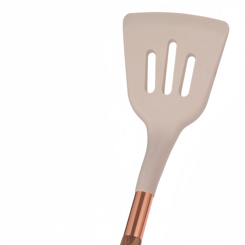 1pc Utensílios de cozinha de silicone: espátula antiaderente, resistente ao calor