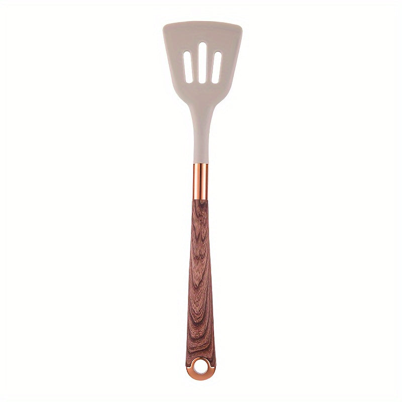 1pc Utensílios de cozinha de silicone: espátula antiaderente, resistente ao calor